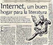 Internet, un buen hogar para la literatura. Milenio